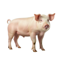 ai généré porc agrafe art png