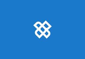 Logo Letter B or D or BD or DB in abstract shape. minimalist, modern, corporate, technology, company. editable color and file vector