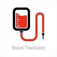 blood test and report icon concept vector