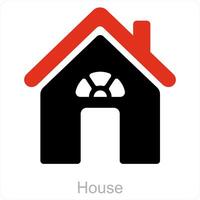 House and real estate icon concept vector