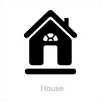 House and estate icon concept vector