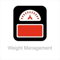 diet control and diet icon concept vector