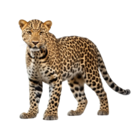 ai gerado leopardo grampo arte png