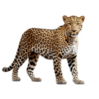 AI generated Leopard clip art png