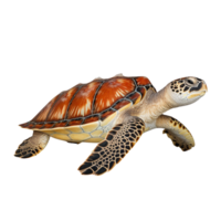 ai gegenereerd zee schildpad klem kunst png