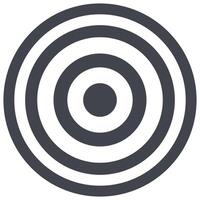 Target icon in trendy style isolated on white background. vector