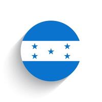 National flag of Honduras icon vector illustration isolated on white background.