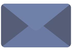 Email envelope vector icon isolated on white background.