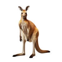 AI generated Kangaroo clip art png