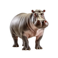 AI generated Hippopotamus clip art png