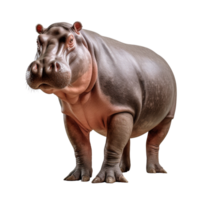 AI generated Hippopotamus clip art png