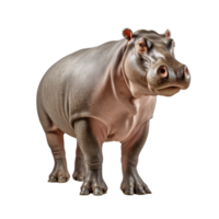 AI generated Hippopotamus clip art png