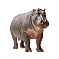 AI generated Hippopotamus clip art png