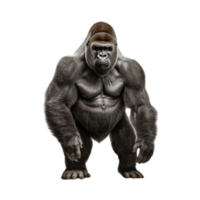 ai genererad gorilla klämma konst png