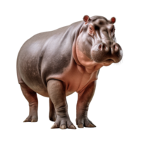 AI generated Hippopotamus clip art png