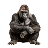 AI generated Gorilla clip art png