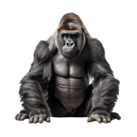 ai gegenereerd gorilla klem kunst png