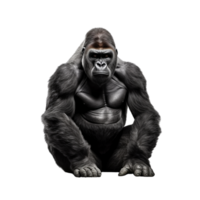 AI generated Gorilla clip art png