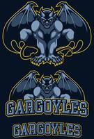 Gargoyles Team Mascot vector