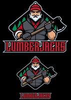 Lumberjacks Team Mascot vector