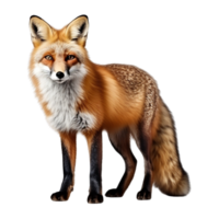 ai généré Renard agrafe art png