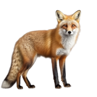 ai généré Renard agrafe art png