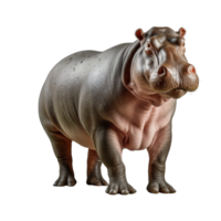 AI generated Hippopotamus clip art png