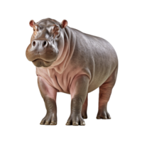 AI generated Hippopotamus clip art png