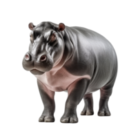 AI generated Hippopotamus clip art png