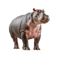 AI generated Hippopotamus clip art png