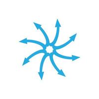 flecha ilustracion logo vector modelo