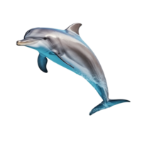 ai gegenereerd dolfijn klem kunst png