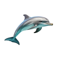 ai genererad delfin klämma konst png