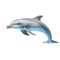 AI generated Dolphin clip art png