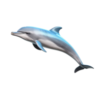 AI generated Dolphin clip art png