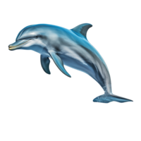 AI generated Dolphin clip art png