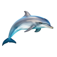 AI generated Dolphin clip art png