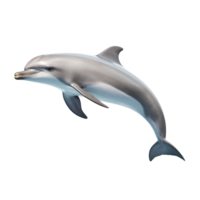 AI generated Dolphin clip art png