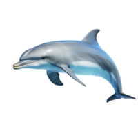 AI generated Dolphin clip art png