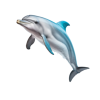 AI generated Dolphin clip art png