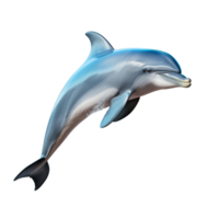 ai genererad delfin klämma konst png