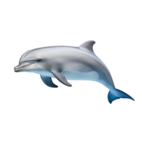 AI generated Dolphin clip art png