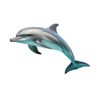 AI generated Dolphin clip art png