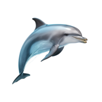 AI generated Dolphin clip art png