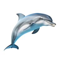 AI generated Dolphin clip art png