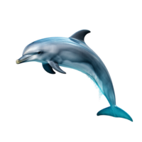 AI generated Dolphin clip art png