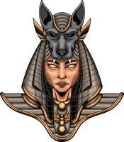 Vector illustration of egyptian ancient mummy