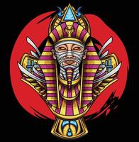 Vector illustration of egyptian ancient mummy