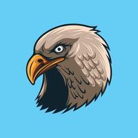 vector ilustración de águila cabeza