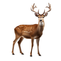 AI generated Deer clip art png